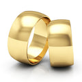 Alianças Casamento Linha Classic Ouro 18 9mm Abaulada Polida